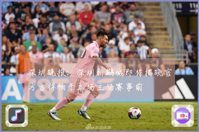 深圳晚报：深圳新鹏城即将揭晓官方吉祥物于本场主场赛事前